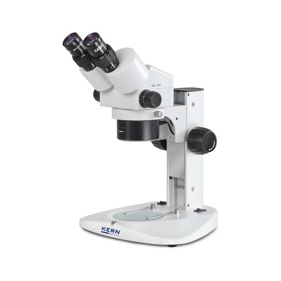 KERN stereo zoom microscope OZL 456 0.75x - 5x 0.21W LED (reflected light/transmitted light) - Stereomicroscopes OZL