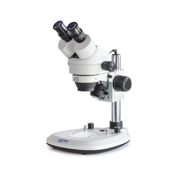 KERN stereo zoom microscope OZL 463 0.7x - 4.5x 3W LED (reflected light/transmitted light) - Stereomicroscopes OZL