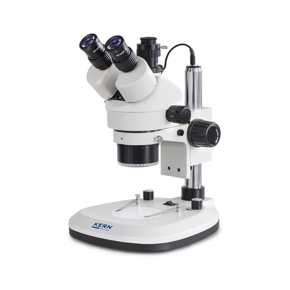 KERN stereo zoom microscope OZL 466 0.7x - 4.5x 3W LED (reflected light/transmitted light) - Stereomicroscopes OZL