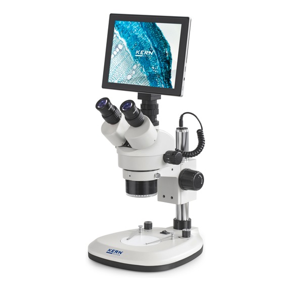 KERN digital microscope set OZL 466T241 0.7x - 4.5x screen 2048x1536 - Digital microscope set OZL