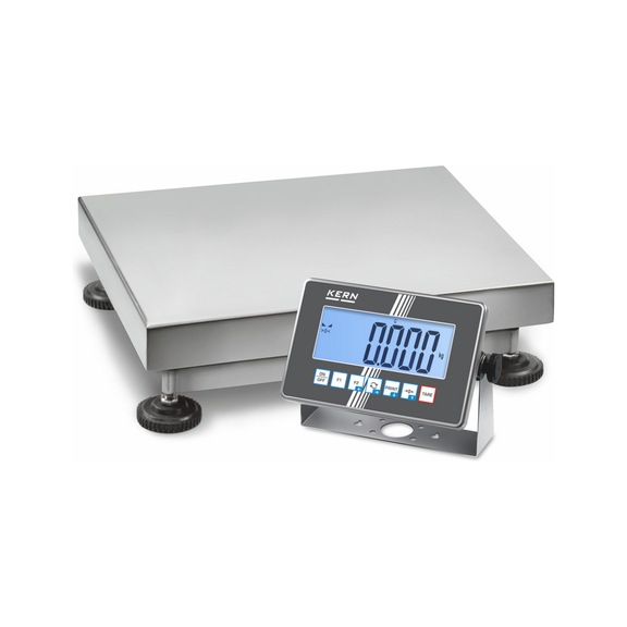 KERN IoT-Line platform scale SXC 10K-3L Weighing capacity 15 kg Reading 0.001 kg - IoT-Line stainless steel platform scale SXC