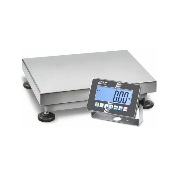 KERN Plattformwaage SXC 30K-3LM Wägebereich 15kg;30kg Ablesung 0,005kg;0,01kg - IoT-Line Edelstahl-Plattformwaage SXC