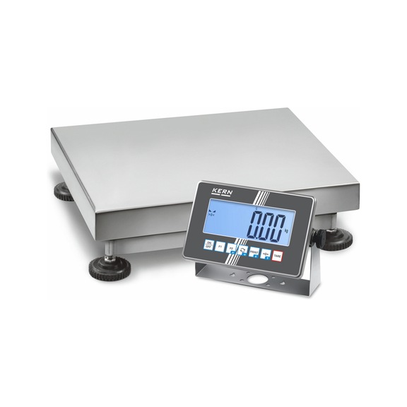 KERN platform scale SXC 30K-3M Weighing range 15 kg;30 kg Reading 0.005 kg;0.01 kg - IoT-Line stainless steel platform scale SXC