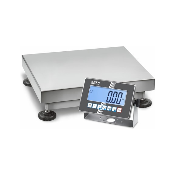 KERN platform scale SXC 60K-2M Weighing range 30kg; 60kg Reading 0.01kg;0.02kg - IoT-Line stainless steel platform scale SXC