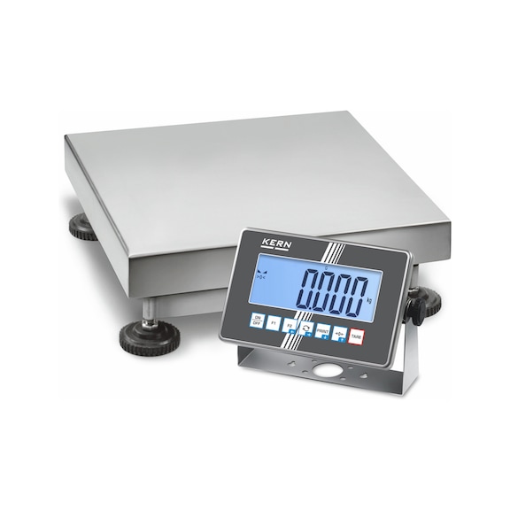 KERN IoT-Line platform scale SXC 60K-3 Weighing capacity 60 kg Reading 0.005 kg - IoT-Line stainless steel platform scale SXC