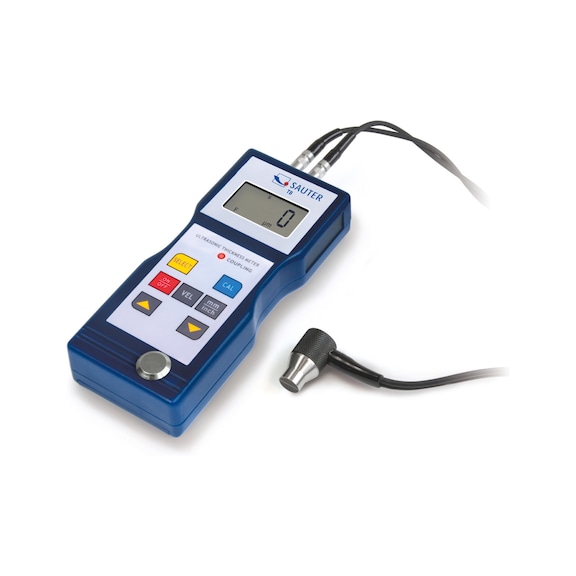 SAUTER ultrasonic material thickness gauge TB 200-0.1US-RED pulse-echo 1.5-200 mm - Ultrasonic material thickness gauge TB-US
