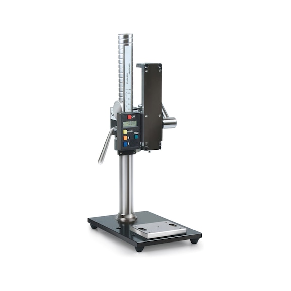 SAUTER manual test stand TVP-L Generated force 500N digital length measuring unit - Manual test stand