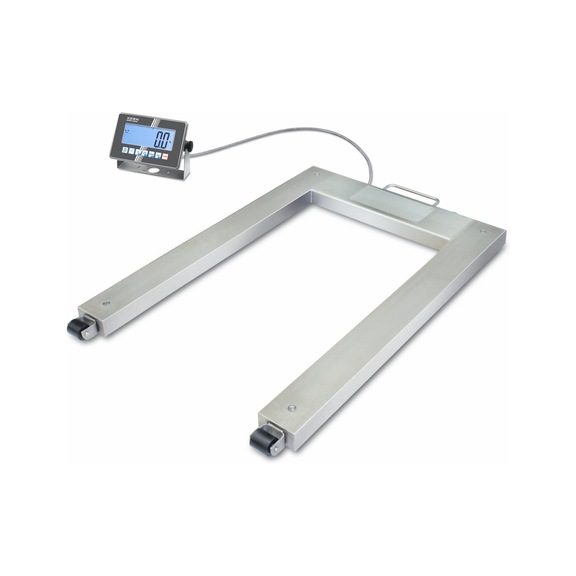 KERN pallet scale UXC 600K-1M stainless steel Weighing range 600 kg Reading 0.2 kg - Pallet scale UXC