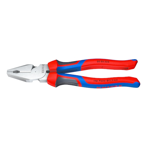 KNIPEX Power combination pliers chrome-plated 225 mm Article 02 05 225 - Combination pliers