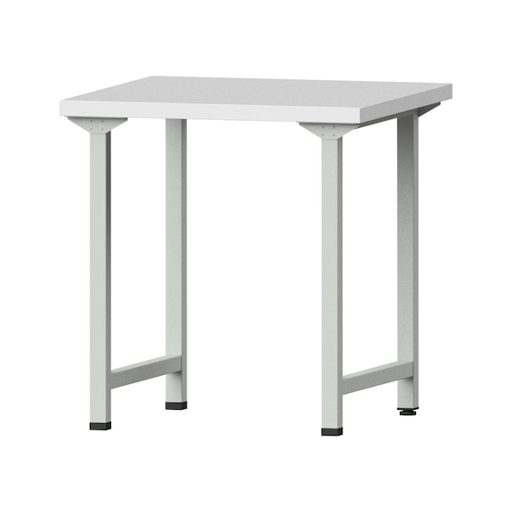 Work table, model 110, KSP 40 mm, RAL 7035, 840 x 800 x 800 mm - Working table 800 mm static
