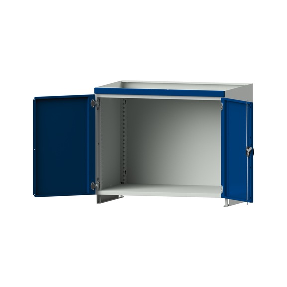 Modular cabinet system, model 300, RAL 7035/5010, 999.172.0006 - Workshop cupboard