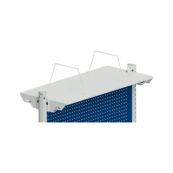 Packstation shelf system structure, colour RAL 7035, AM 1441 - Component for hole plate board system (other)