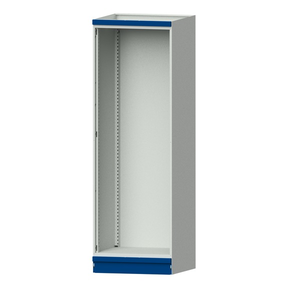 Base cabinet modular cabinet system, model 100, RAL 7035/5010, 999.170.0001 - Workshop cupboard