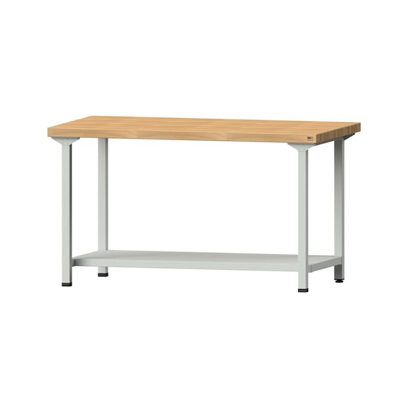 Work table, model 151, BMP 50 mm, RAL 7035, 850 x 1500 x 800 mm - Working table 1500 mm static