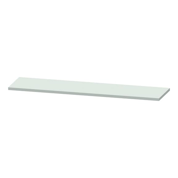 Worktop, galvanised sheet steel covering 50 mm, 2800 x 700 x 50 mm - Workshop bench plate