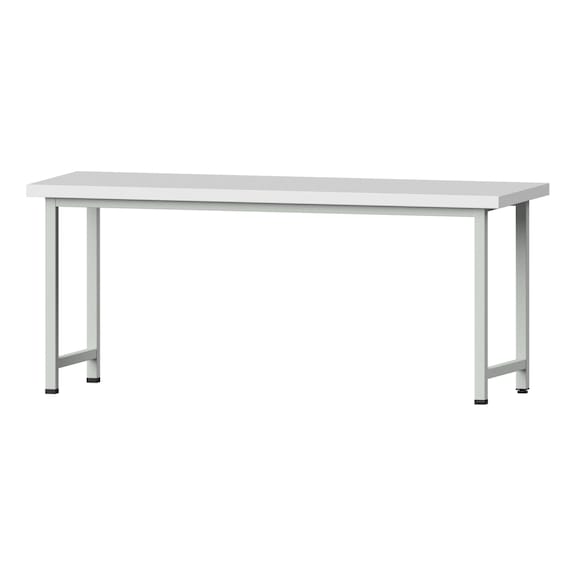 Work table, model 170, KSP 50 mm, RAL 7035, 850 x 2000 x 800 mm - Working table 2000 mm static
