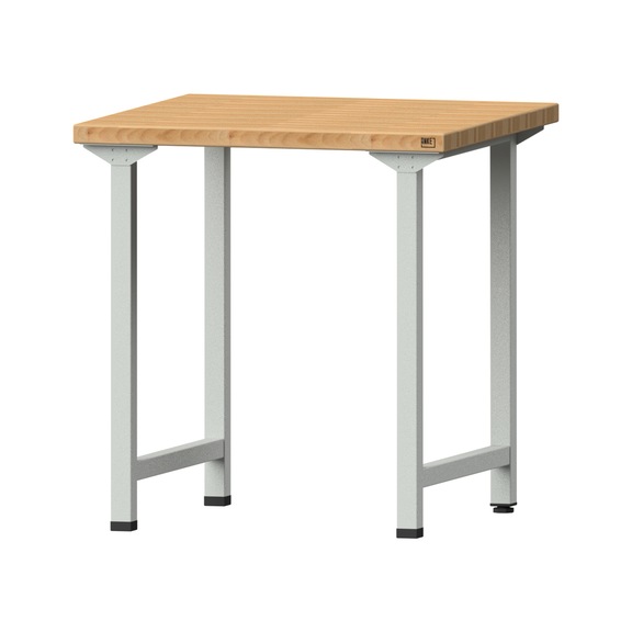 Work table, model 110, BMP 40 mm, RAL 7035/RAL 5010, 840 x 800 x 800 mm - Working table 800 mm static