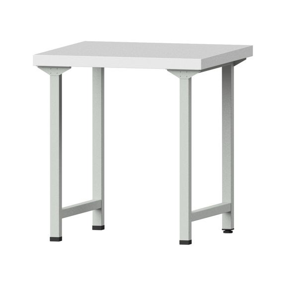 Work table, model 110, KSP 50 mm, RAL 7035, 850 x 800 x 800 mm - Working table 800 mm static