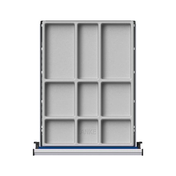 Plastic compartment insert for VC, WW + KS series - Drawer organ. Material (workshop equipment, parts)
