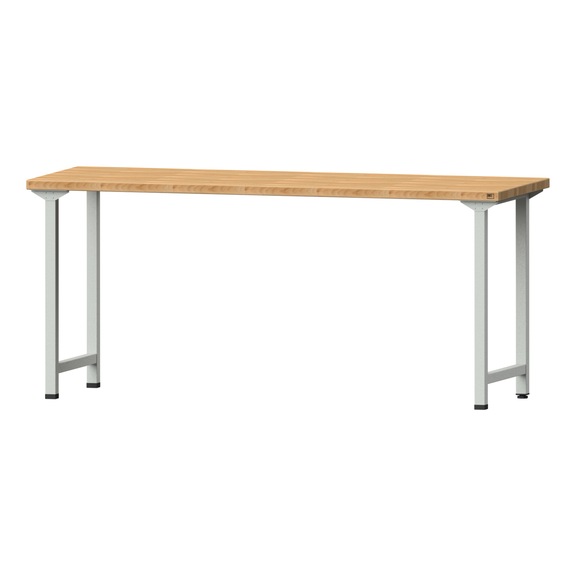 Work table, model 170, BMP 40 mm, RAL 7035, 890 x 2000 x 800 mm - Working table 2000 mm static