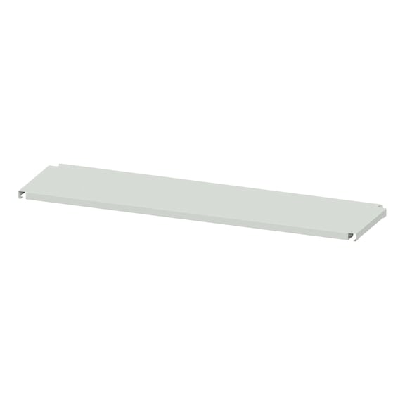 Shelf for workbench Depth 500 mm, housing colour RAL 7035 Panel length 2000 mm - Plant, workshop equipment (accessories, other)