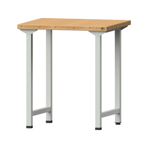 Work table, model 10, BMP 40 mm, RAL 7035, 890 x 800 x 700 mm - Working table 800 mm static