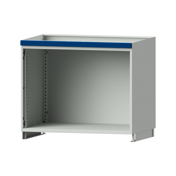 Aufsatzschrank modulares Schranksystem, Modell 300, RAL 7035/5010, 999.172.0005 - Werkstattschrank