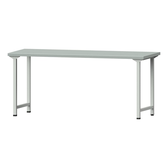 Work table, model 170, ZBP 40 mm, RAL 7035, 890 x 2000 x 800 mm - Working table 2000 mm static