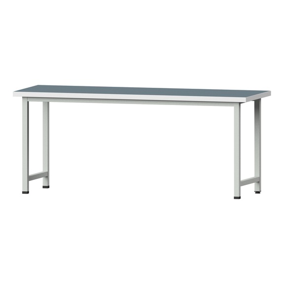 Work table, model 70, UBP 40 mm, RAL 7035, 840 x 2000 x 700 mm - Working table 2000 mm static