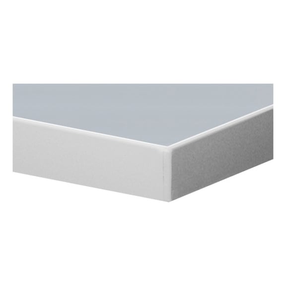 Surcharge for 2000 mm worktop with electrically conductive coating - Workshop bench plate