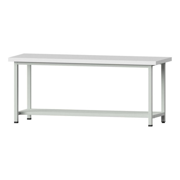 Work table, model 171, KSP 50 mm, RAL 7035, 850 x 2000 x 800 mm - Working table 2000 mm static