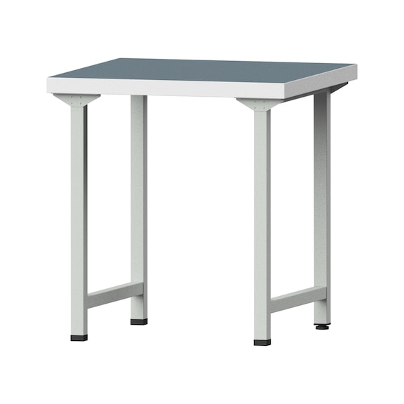 Work table, model 110, UBP 50 mm, RAL 7035, 850 x 800 x 800 mm - Working table 800 mm static