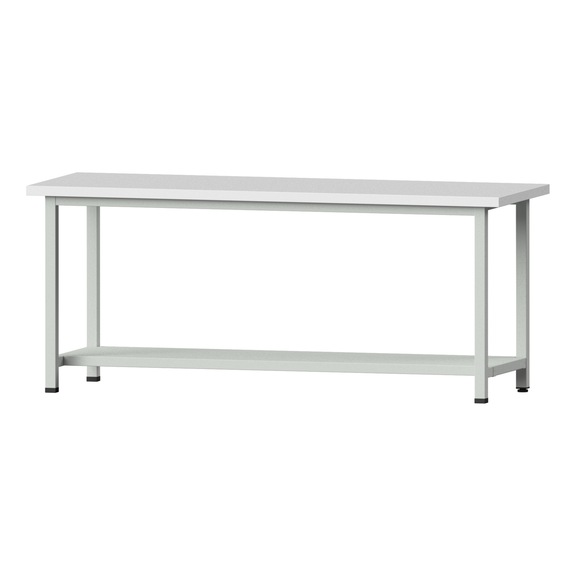 Work table, model 171, KSP 40 mm, RAL 7035, 840 x 2000 x 800 mm - Working table 2000 mm static