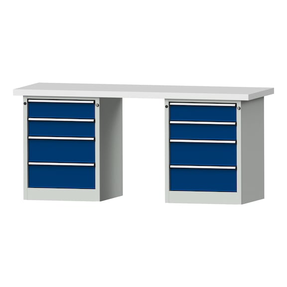 Combination workbench V/T-BL2000mm-2 blocks Model 840 KSP 50 mm 7035/5010 900x2000x700 - Combination workbench 2000 mm models 821 VH - 850 VH