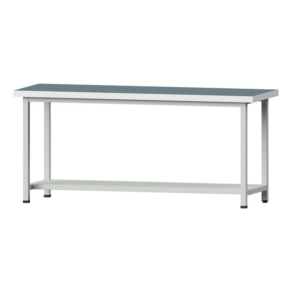 Work table, model 171, UBP 50 mm, RAL 7035, 900 x 2000 x 800 mm - Working table 2000 mm static