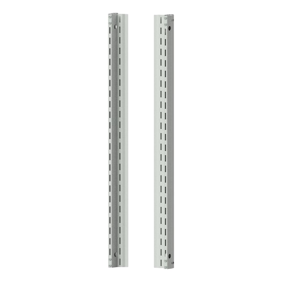 Mounting support system structure, pair of outer supports, height 1200, RAL 7035 - Workbench (system workstation, workshop, other)