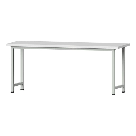 Work table, model 170, KSP 40 mm, RAL 7035, 840 x 2000 x 800 mm - Working table 2000 mm static