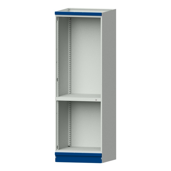 Base cabinet modular cabinet system, model 101, RAL 7035/5010, 999.170.0003 - Workshop cupboard