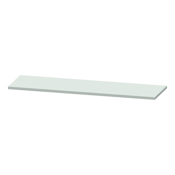 Worktop, galvanised sheet steel covering 50 mm, 2800 x 800 x 50 mm - Workshop bench plate