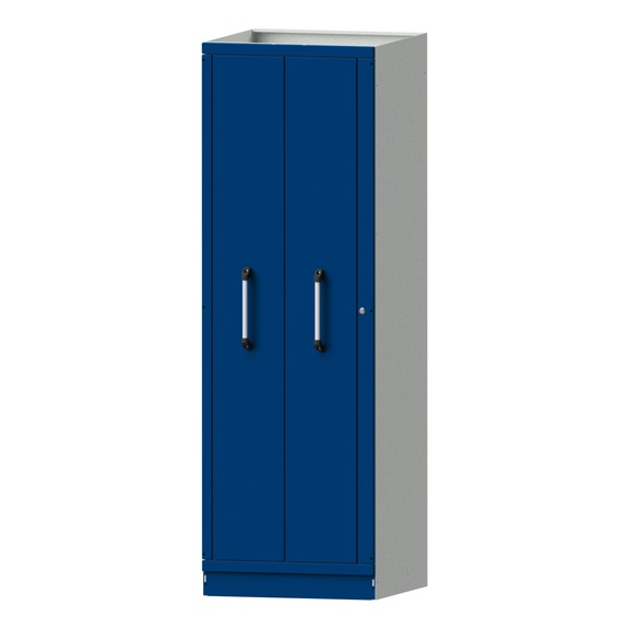 Vertical pull-out modular cabinet system, model 201, RAL 7035/RAL 5010 - Workshop cupboard
