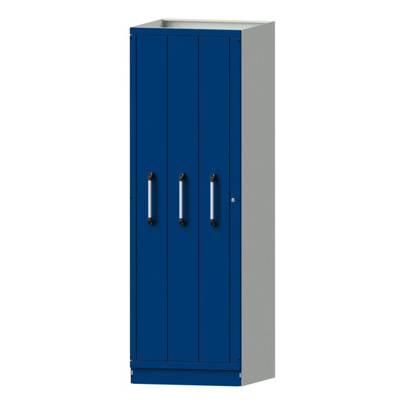 Vertical pull-out modular cabinet system, model 202, RAL 7035/RAL 5010 - Workshop cupboard