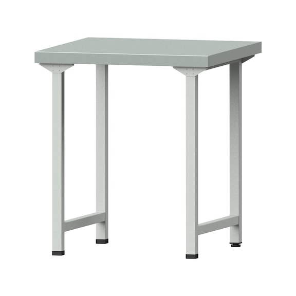 Work table, model 110, ZBP 50 mm, RAL 7035, 900 x 800 x 800 mm - Working table 800 mm static