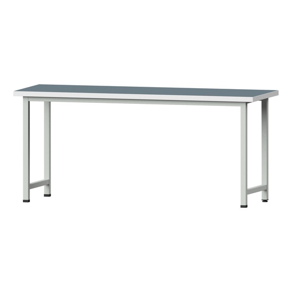 Work table, model 170, UBP 40 mm, RAL 7035, 890 x 2000 x 800 mm - Working table 2000 mm static
