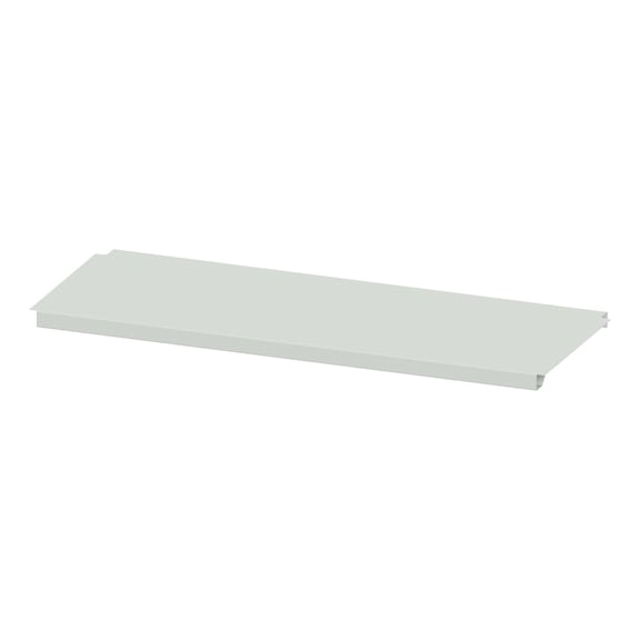 Shelf for workbench Depth 500 mm, housing colour RAL 7035 Panel length 2800 mm - Plant, workshop equipment (accessories, other)