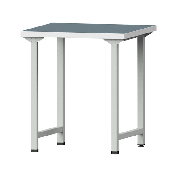 Work table, model 110, UBP 40 mm, RAL 7035, 890 x 800 x 800 mm - Working table 800 mm static