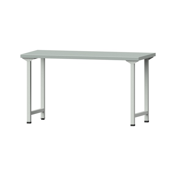 Work table, model 50, ZBP 40 mm, RAL 7035, 840 x 1500 x 700 mm - Working table 1500 mm static