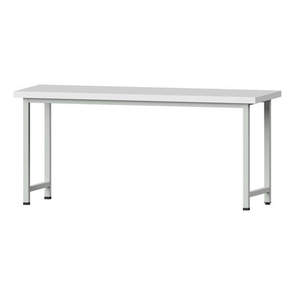 Work table, model 170, KSP 50 mm, RAL 7035, 900 x 2000 x 800 mm - Working table 2000 mm static