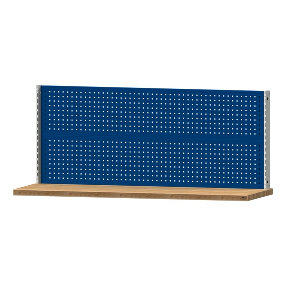 Grundaufbau Systemaufbau, Höhe 800, RAL 7035/RAL 5010, AM 1941, 999.200.0025 - Werkbank (System-Arbeitsplatz, Werkstatt, Sonstiges)