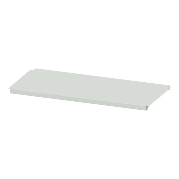Shelf for workbench Depth 600 mm, housing colour RAL 7035 Panel length 4050 mm - Plant, workshop equipment (accessories, other)
