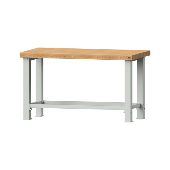 Heavy-duty work table, model 100, BMP 65 mm, RAL 7035 - Working table heavy-duty